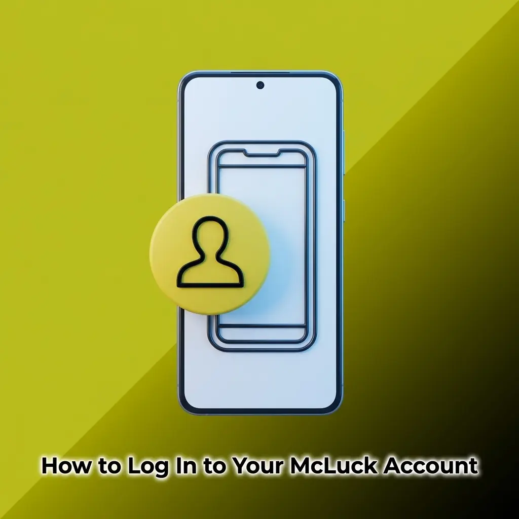 McLuck account login page showing email and password fields with secure sign-in button on desktop and mobile