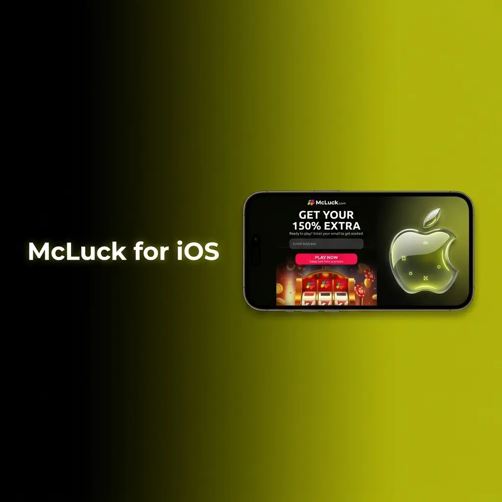 McLuck iOS app on Apple App Store for iPhone and iPad requiring iOS 13.0 or later with simple installation steps