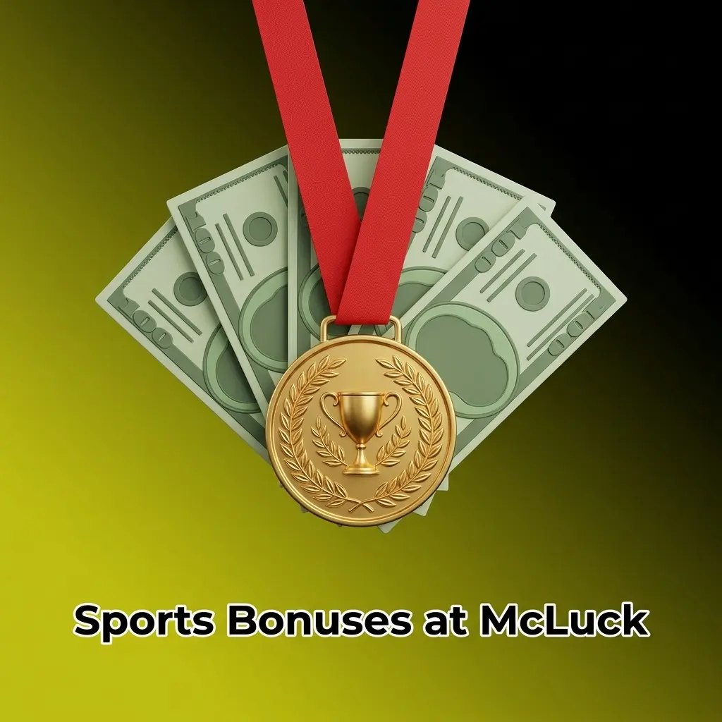 McLuck sportsbook sports betting bonuses with Gold Coin and Sweeps Coin offers for NFL, NBA, MLB, NHL, and international events